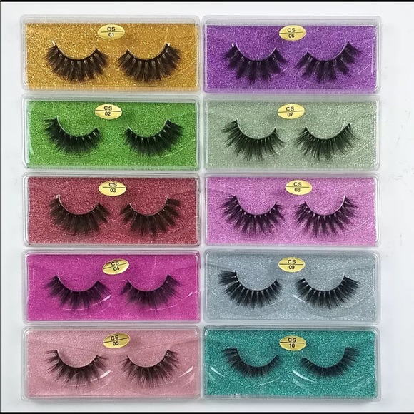 Wholesale eyelashes different styles PACKAGE OF 10 LASHES - Picture 2 of 14